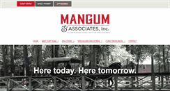 Desktop Screenshot of mangum-associates.com