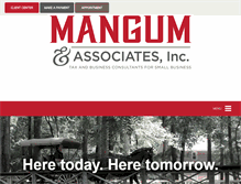 Tablet Screenshot of mangum-associates.com